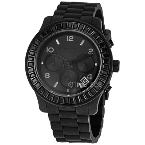 michael kors mk 5395 grössen|Michael Kors Glitz Black Dial Chronograph Ladies Watch MK5395.